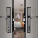 Storm Door 2 Point Bolt Mortise Lock Body Black,Fit Pella Storm Door Handleset Part, Lock Only