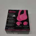 eKids Barbie Bluetooth Headphones, Pink Wireless Headphones with Microphone Includes Aux Cord, Volume Reduced Kids Foldable Earphones for School, Home, or Travel