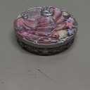 Flower Knows Shell's Jewel Collection Baked Powder,Makeup & Setting Pressed Powder Compact with Mirror and Puff,Pink Smooth Oil-Control Pore Blurring,0.32 Oz(02 Dreamy Pink) (0.32 Ounce (Pack of 1))