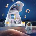 iPlay, iLearn Rocket Outer Space Toys, Kids Spaceship Playset with Space Shuttle, Electric Drill, 2 Astronauts, Educational STEM Take Apart Adventure Gift for 3 4 5 6 7 8 Year Old Boy Girl