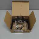 Kwikset Singapore Interior Privacy Door Handle with Lock, Door Lever For Bathroom and Bedroom, Matte Black Reversible Keyless Turn Lock, with Microban Protection (1 Pack)