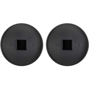 Sewer Cleanout Plug for 4" PVC Drain Pipe and Sewer Cleanout Cap Adapter - Plug Diameter 4.5 Inch - 2 Pcs