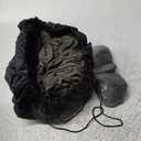 Sunany Inflatable Foot Rest Pillow for Travel, Kids/Adults Airplane Travel Pillow-Adjustable Height Cushions,for Kids to Sleep While Traveling,Suitable for Office, Home and Any Travell (1 Pack) (Grey)