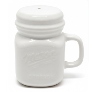 Mason Ceramic Salt & Pepper Shakers, Set of 2