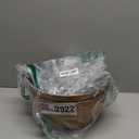 2 Packs Hanging Planters Basket for Outdoor Plants, Solar Powered Self Watering Copper Round Plastic Flower Pots with Drainer for Balcony Patio Garden Outdoor Decoration