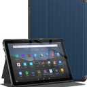 Soke Case for All-New Amazon Fire HD 10 & 10 Plus Tablet (Only Compatible with 11th Generation, 2021 Release) Premium Folio Stand Cover with Auto Wake/Sleep for 10.1 Inch Tablet, Navy (Navy)