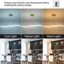 Modern LED Chandelier Dining Room Modern Pendant Light Dimmable Creative Contemporary Chandelier Adjustable Hanging Lighting Fixture for Living Room Kitchen Island 3000K/4000K/6000K (Gold)