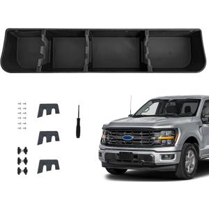 Under Seat Storage for Ford F150 2015-2026 SuperCrew F250 F350 F450 F550
Super Duty Crew Cab 2017-2025, Rear Under Seat Organizer Truck Storage Box, Underseat Cargo Tool Organizer Accessories