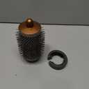 Round Volumizing Brush for Dyson Airwrap, Large Oval Volumizer (Gold)
