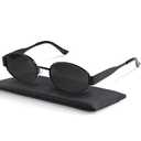 livho 2025 Trendy Oval Sunglasses - Stylish Polarized Shades for Everyday - Retro Metal Frames