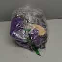 Old Lady Costume for Kids 100 Days of School Costume for Girls 100th Day of School Granny Old Lady Dress Up Accessory (5-7X, Purple)