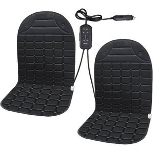 Mrsenloi 2 PCS Seat Cushion Comfortable Winter Seat Cover, Gifts for Family (Black)