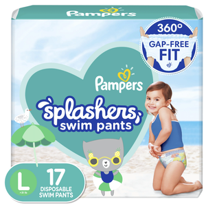 Pampers Splashers Swim 17 Diapers - Size L