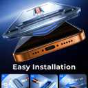 MAGIC JOHN 2 Pack for iPhone 17 Pro Max 6.9 inch Privacy Glass Screen Protector-[Anti-Spy] Auto Dust-Elimination, Bubble Free, Easy Installation, Daily Drop Protection
