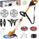 Weed Wacker Cordless for Dewalt 20V Battery, Weed Eater Battery Powered, 38.6 to 61 inches
