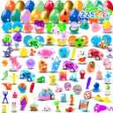 225Pack Prefilled Easter Eggs with Toys Inside for Easter Egg Hunting Basket Stuffers, Surprise Plastic Eggs Filled with Bulk Toys, Easter Party Supplies Gifts Classroom Prize for Kids