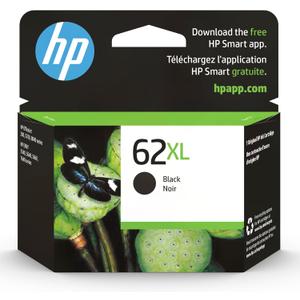 HP C2P05AN 62XL Black High Yield Original Ink Cartridge For ENVY 5540, 5643, 5542, 5544, 5545, 5640, 5642, 5660, 5665, 7640, 7645, 8000, Officejet 5740, 5741, 5742, 5743, 5744, 5745, 5746, 8040