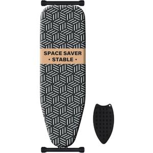 caius Ironing Board, Compact and Space Saver Full Size Ironing Board, Extra Wide Ironing Area with Extra Thick Heavy Duty Padded Cover, Stable Structure, Easy to Fold (43 X 13)