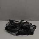 Paxiland Clear Bag for Stadium Events 12x6x12, Clear Tote Bag with Reinforced Strap, Transparent Bag for Sports Concert (Black)