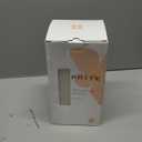 Prite Makeup Bag for Women Travel Waterproof Vegan Leather Cosmetic Bag Open Flat Toiletry Bag With Clear Divider and Handle (Beige) (Medium)