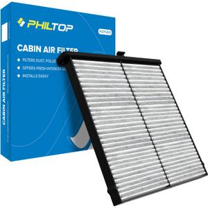 PHILTOP Cabin Air Filter w/Activated Carbon, Compatible with CF11811 Mazda CX-5 2013-2025, 3 2014-2018, 6 2014-2021, Carbon Filter Up Dust Pollen Odor