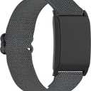 Bangyee Fit for WHOOP 4.0 Bands for Women Men, Breathable Adjustable Nylon Replacement Watch Band Straps Wristbands Bracelet Fit for WHOOP 4.0 Fitness & Activity Tracker (Gray)