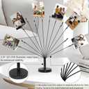 Photo Tree Holder with Metal Base,12 Clips Flexible & Durable Branches Money Trees Gift Card Holder with Clips,Picture Trees to Hold Photos for Christmas Wedding Greeting Birthday Party Gift