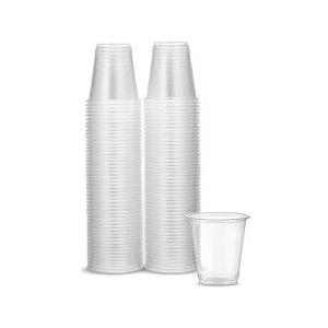PLASTICPRO 3 Oz Disposable Plastic Clear Drinking Cups [2400 Count]