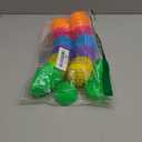 JOYIN 3.15" Easter Eggs, Fillable Plastic Eggs Empty Colorful Bright Eggshells with Hinge for Easter Hunt, Filling Treats, Party Favor, Basket Stuffers, Classroom Prize Supplies, 18PCS