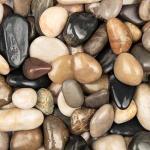5lbs Mix Natural River Rocks, High-Polished Pebbles for Plants Garden, 1-2 inch Decorative Mix Stones, Ideal for Fish Tank, Vases, Crafting, Home Decor and Garden Landscaping Rocks,Mix