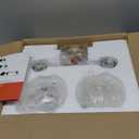 VONLUCE Bathroom Light Fixtures, 2-Light Vanity Light with Globe Glass Shades E26 Sockets, Bathroom Lights Over Mirror for Bedroom Hallway Living Room, Gold Finish