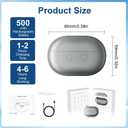 Electric Nail Clippers for Seniors for Adults,Baby (Grey)