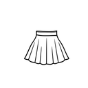 Women's Corduroy High Waist Front Pocket Long Skirt XL