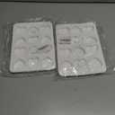 2 x Valentine's Day Love Heart Chocolate Silicone Mold - 12-Cavity Heart/LOVE Pattern Baking Mold for Chocolate/Candy/Food-Grade, 8.7x6.5x0.7in