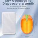 Hand Warmers Rechargeable, 2 Pack, 6000mAh Magnetic Electric Handwarmers, 20Hrs Long Heating USB Pocket Hand Warmers Gifts for Women Men, Fishing, Golf, Hunting, Camping