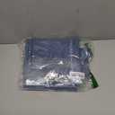 Flamingals Straight Leg Jeans for Women Mid Rise Barrel Cropped Casual Wash Stitch Detail Denim Jeans Without Belt (Large, Light Blue)