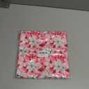 Pink and White Christmas Poinsettia Floral Pillow Covers 18x18, Rustic Cottagecore Christmas Flower Decorative Throw Pillow Covers for Couch Sofa Bedroom Living Room Home