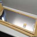 12" By 30" Stainless Steel Stove Backsplash, Reversible Ultra Flat Splatter Guard Range Hood Backsplash, Easy Clean Wall Shield Magnetic Metal Panel