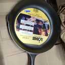 Lodge Seasoned Cast Iron Skillet - 12 Inch Ergonomic Frying Pan with Assist Handle