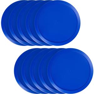 Replacement Lids fits Pyrex 6 & 7-Cup Glass Food Storage Container Bowls, 7.5-Inch Plastic Round Lids Covers for Pyrex 7402-PC, Airtight & Leakproof (10-Pack, Blue)