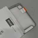 JETech Case for iPad Pro 11-Inch M5/M4 2025/2024 (6th/5th Generation) with Pencil Holder, Clear Transparent Back Shell Slim Stand Shockproof Tablet Cover, Auto Wake/Sleep (Silver)