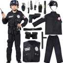 Spooktacular Creations SWAT Officer Costume for Kids Halloween Party, Trick-or-Treat Costume, Themed Parties (Large (10-12 yr))