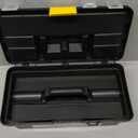 Performance Tool W54012 Heavy Duty Plastic Organizer Tool Box for Workshops and Garages, Black, 12.5-Inch