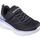 Skechers Kids Boundless Sneaker, Black/Lavender, 2 Little Kid, 2