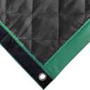 Sound Barrier Temporary Construction Traffic Industrial Sports Pitches Outdoor Noise Control Sound Blocking Reducing Cancelling Soundproof Screen Blankets 39.3x78.7-1 Pack-(Green)