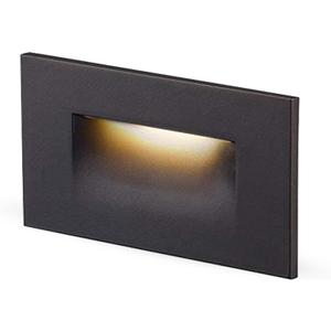 CLOUDY BAY 120V Dimmable LED Indoor Outdoor Step Light, 3000K Warm White Stair Lights, Oil Rubbed Bronze