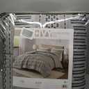 INK+IVY Rhea Luxurious Cotton Bedding Set - Mid Century Trendy Geometric Design, All Season Cozy Cover With Matching Shams, Grey/Black Comforter Set, Full/Queen 3 Piece
