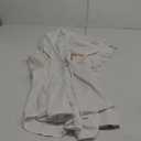 J.VER Womens Dress Shirts Long Sleeve Button Down Shirt Wrinkle-Free Business Casual Blouse Office Work Tops (4X-Large, White)