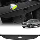 Powerty Only Fit for Cargo Cover Benz GLE 2016 2017 2018 2019/Benz ML Series ML350 2012 2013 2014 2015 Rear Trunk Shade Retractable Trunk Shield Luggage Tonneau Security Cover Black