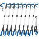 8 Pack 32 Inch Grabber Reacher Tool, Heavy Duty Lightweight Trash Picker Upper Grabber for Elderly Assist, Easy-Grip Non-Slip Handle, Multi-Use Home Outdoor Community Cleanup Mobility Aid Tool